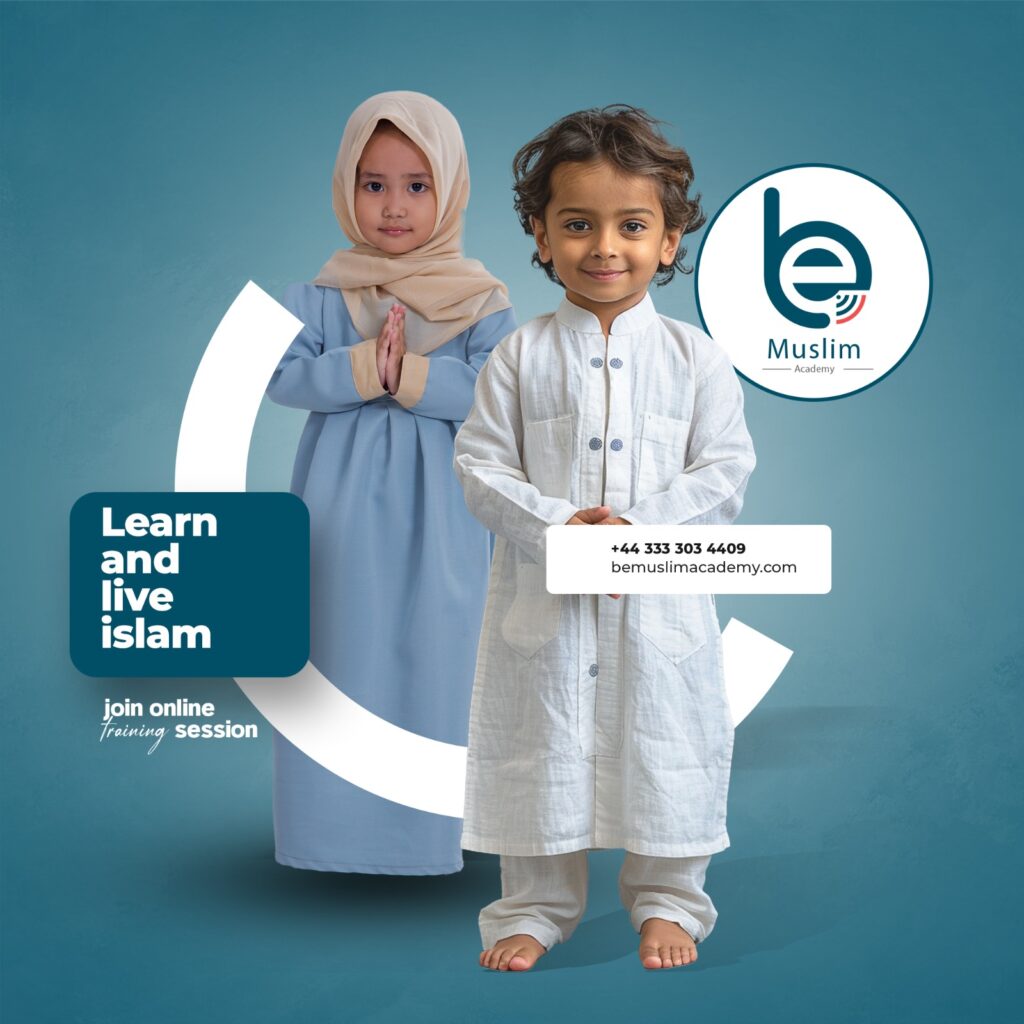 Child participating in Arabic Language Course through a live online class