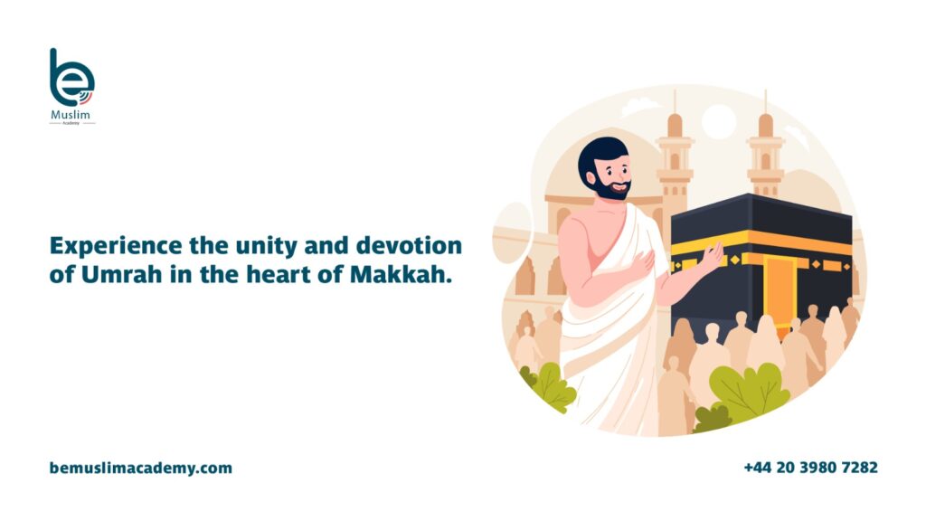 Pilgrims performing Tawaf and Sa’i during Umrah in Islam